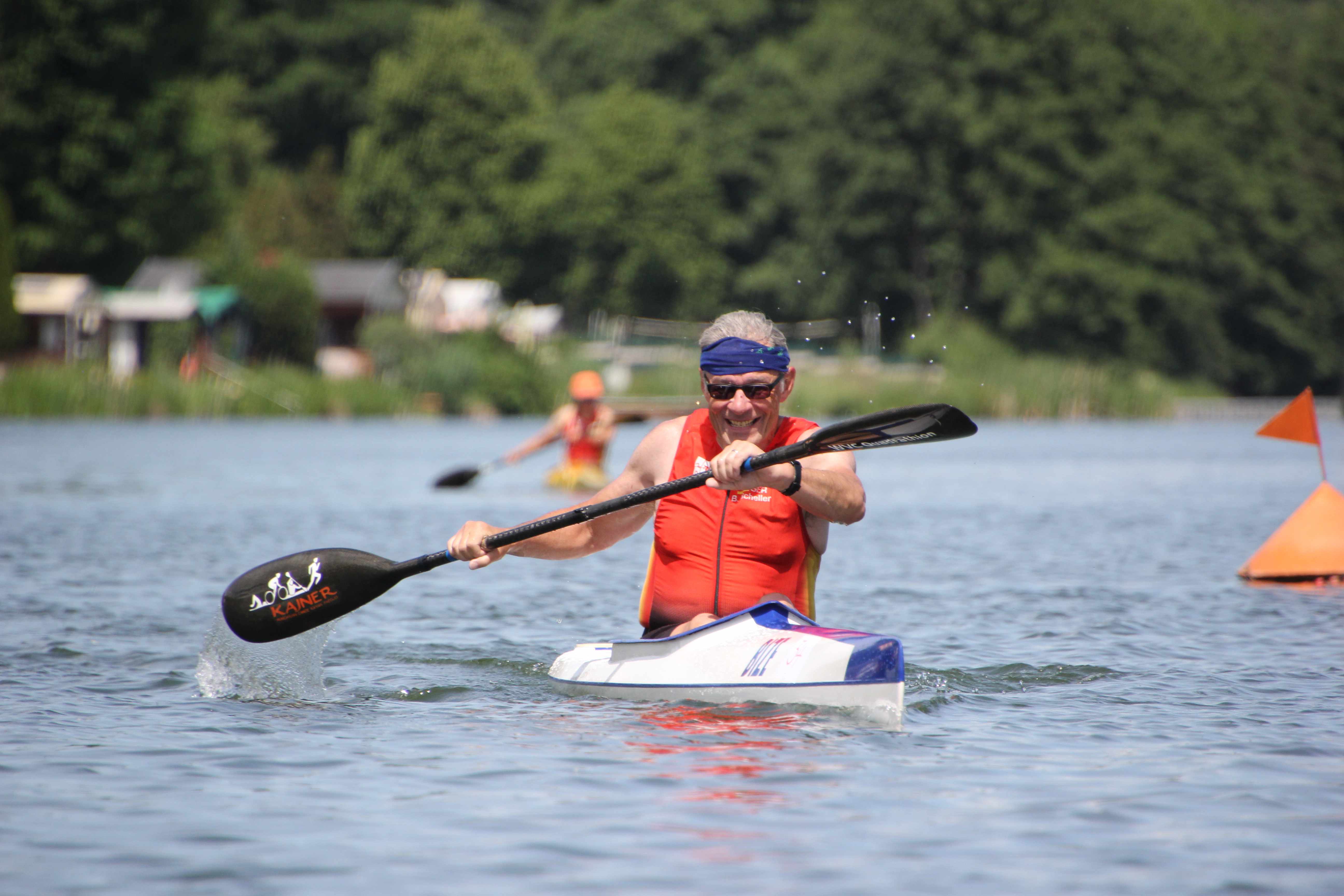 Bernd im Kayak